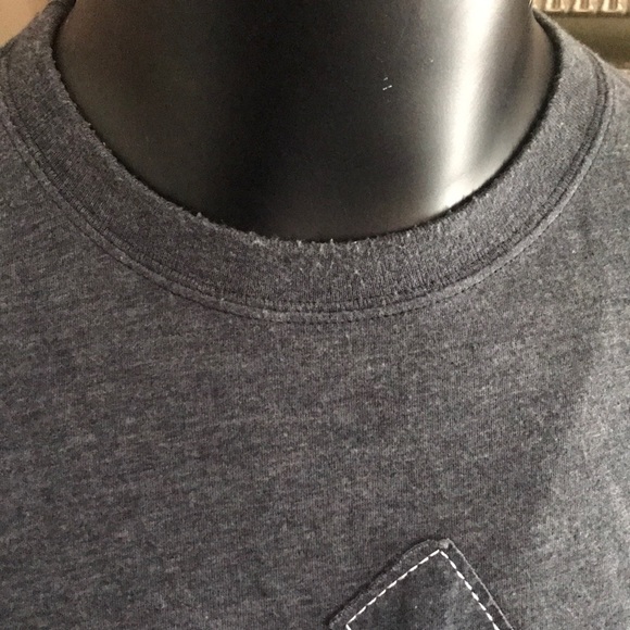 Adidas unusual stitched logo T-shirt in L - Picture 3 of 4